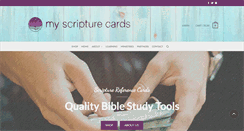 Desktop Screenshot of myscripturecards.com